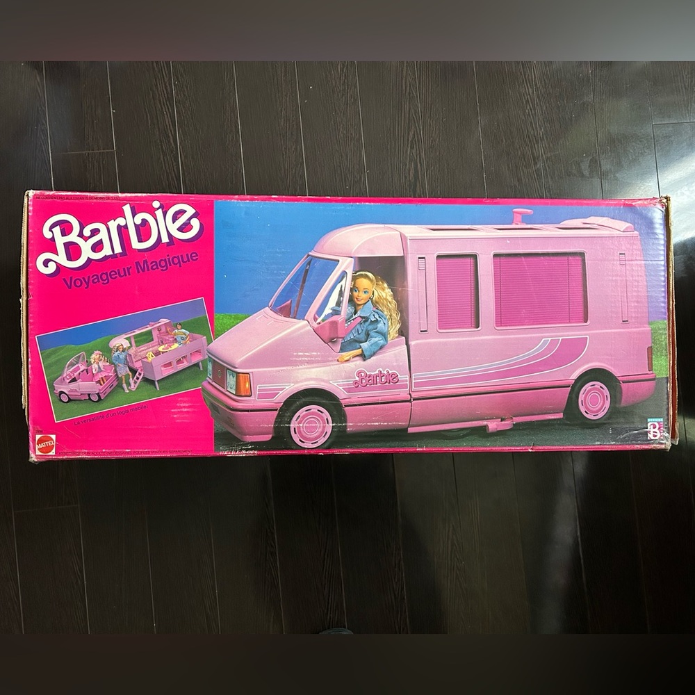 Barbie 1989 Magical Motor Home For Parts Box Included